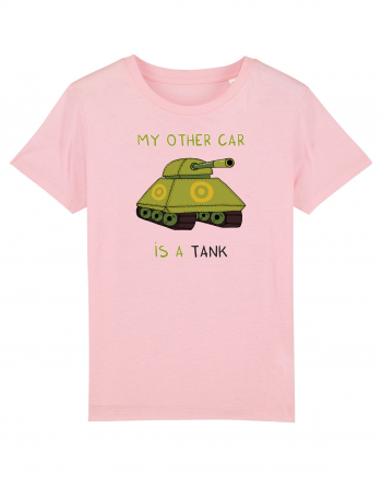 My other car is a tank Cotton Pink