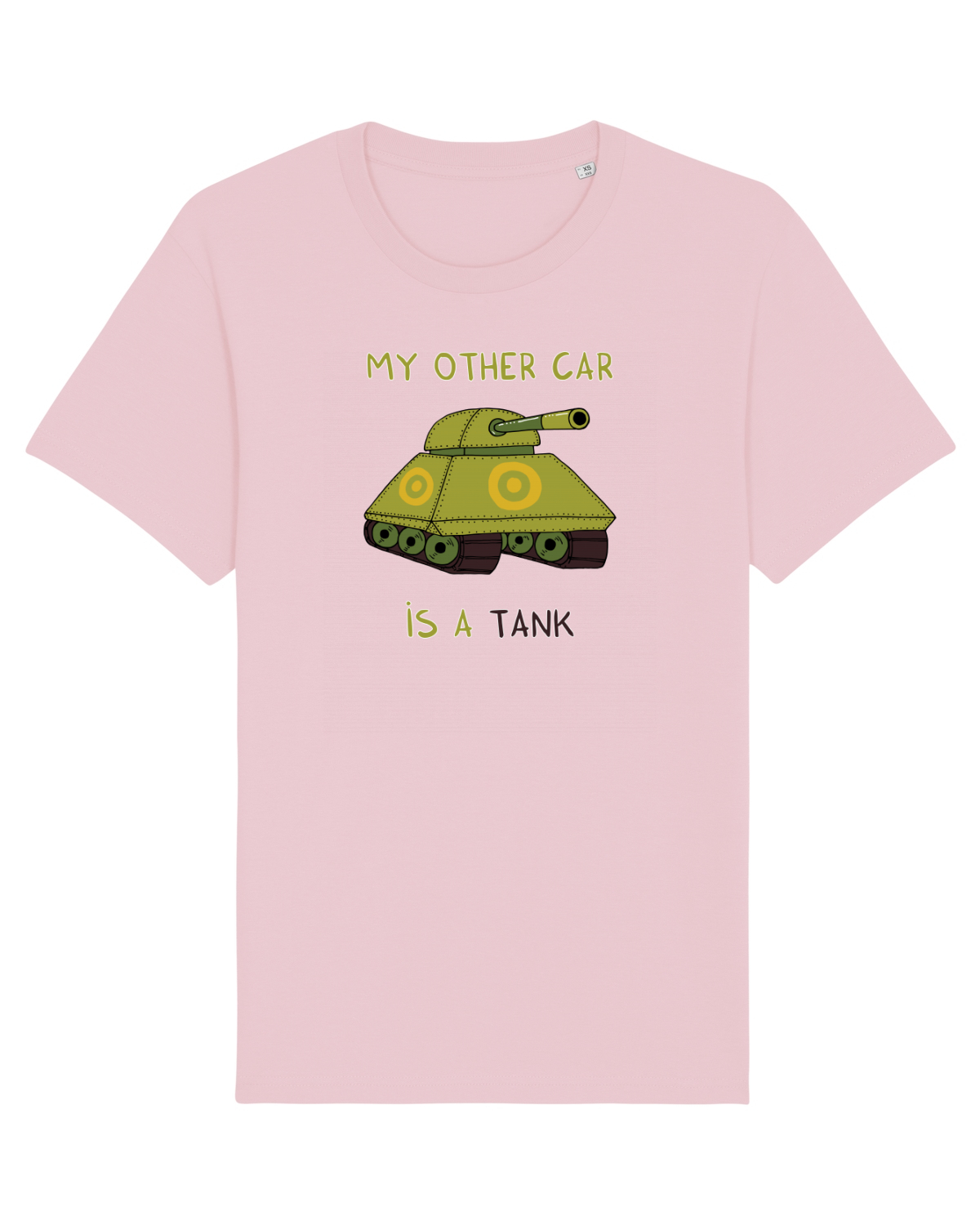 Tricou mânecă scurtă Unisex Rocker Cotton Pink
