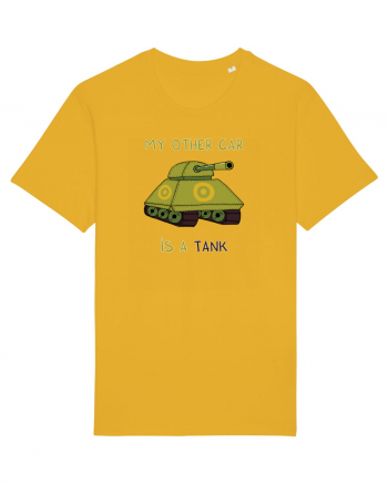 My other car is a tank Spectra Yellow