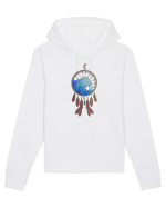 Dolphin Dreamcatcher. Prinzător de vise cu delfini și valuri și pene Hanorac Unisex Drummer