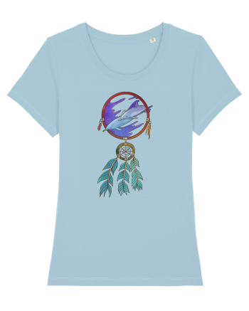 Pentru iubitorii de delfini. Dream Catcher dreamcatcher. Prinzător de vise Sky Blue