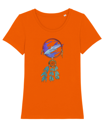 Pentru iubitorii de delfini. Dream Catcher dreamcatcher. Prinzător de vise Bright Orange