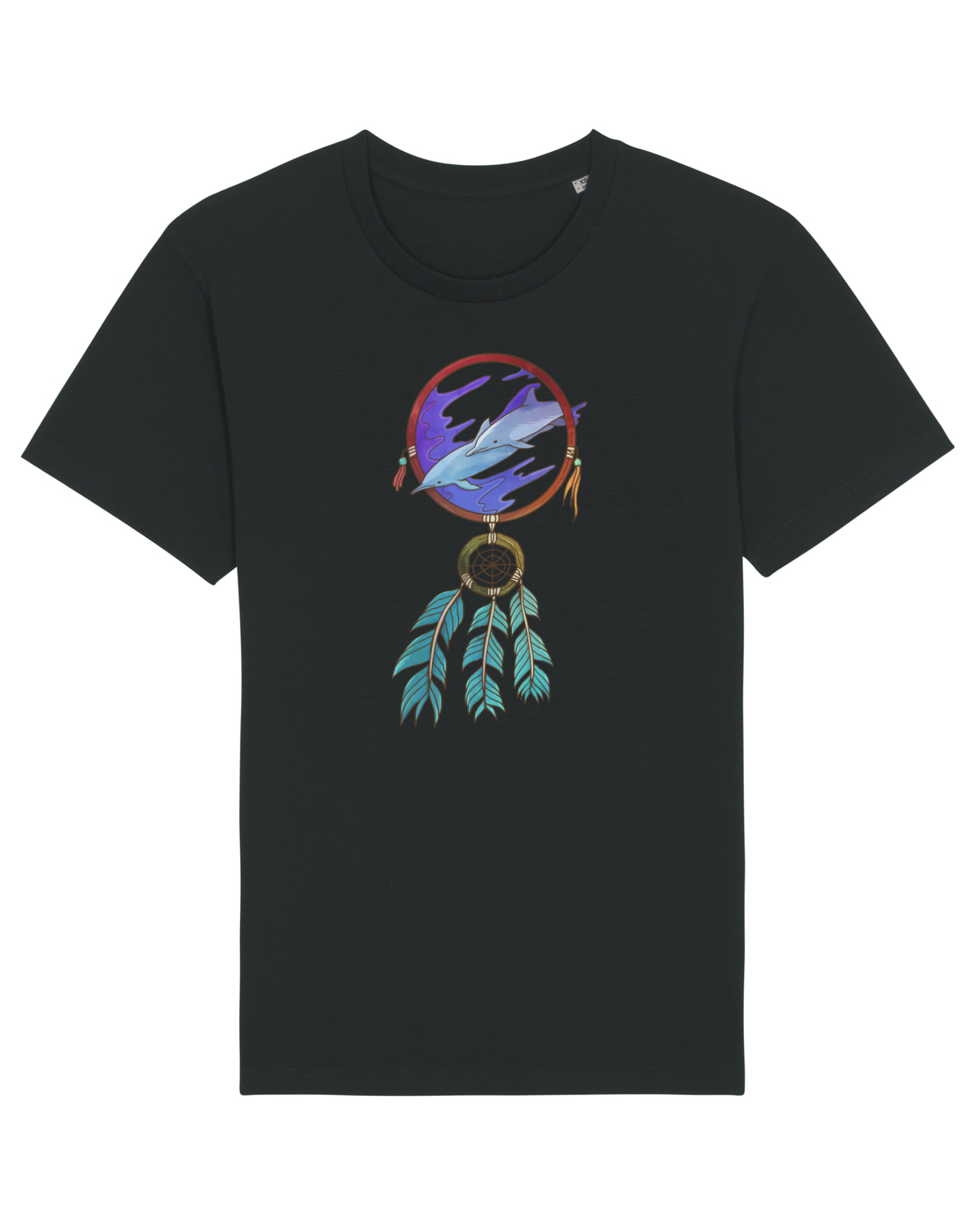 Tricou mânecă scurtă Unisex Rocker Black