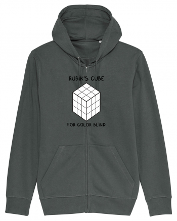 Rubik's cube for color blind Anthracite