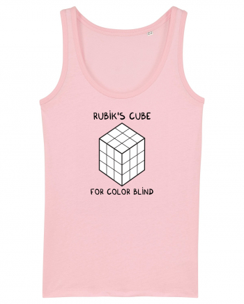 Rubik's cube for color blind Cotton Pink