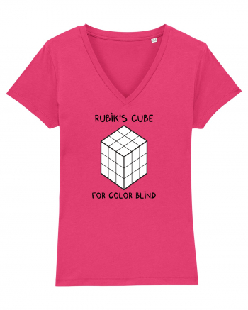 Rubik's cube for color blind Raspberry