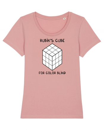 Rubik's cube for color blind Canyon Pink