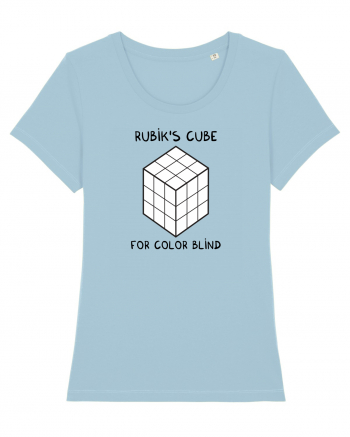 Rubik's cube for color blind Sky Blue