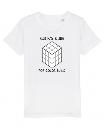 Rubik's cube for color blind White