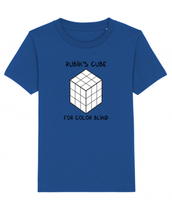 Rubik's cube for color blind Majorelle Blue