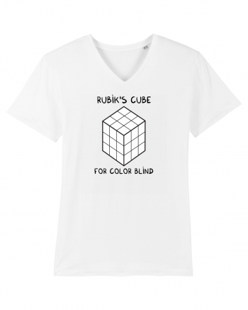 Rubik's cube for color blind White