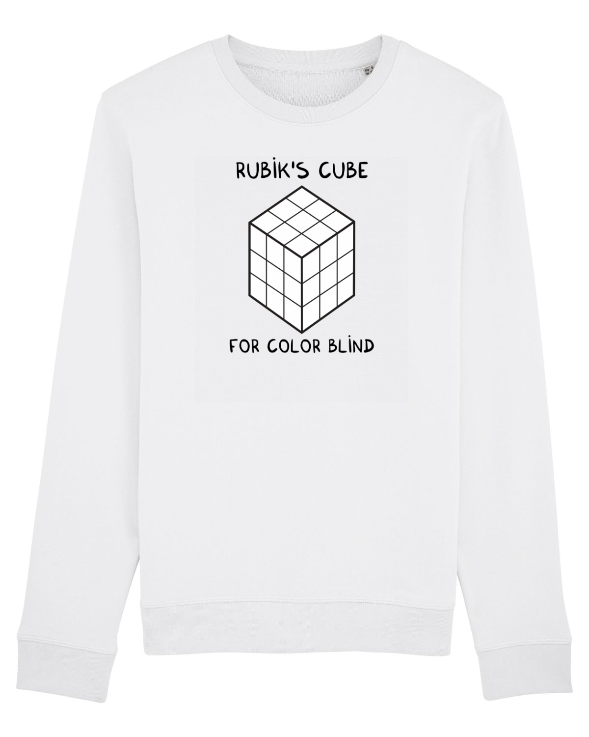 Bluză mânecă lungă Unisex Rise White