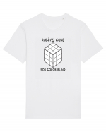 Rubik's cube for color blind Tricou mânecă scurtă Unisex Rocker