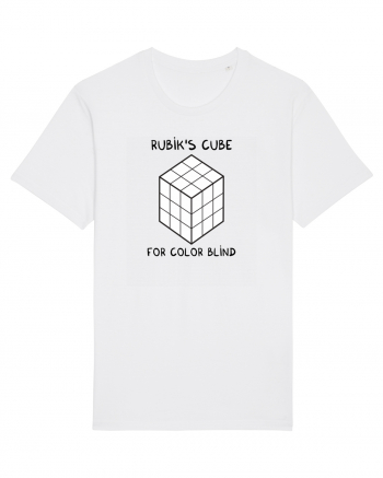 Rubik's cube for color blind White