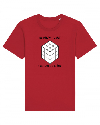 Rubik's cube for color blind Red