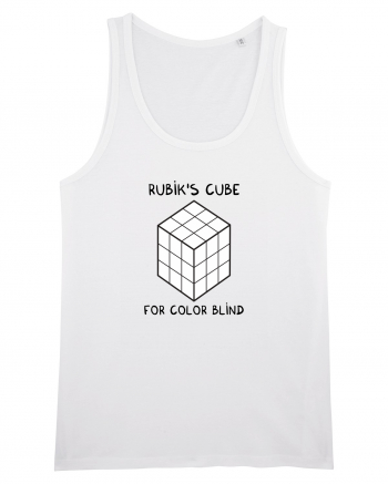 Rubik's cube for color blind White
