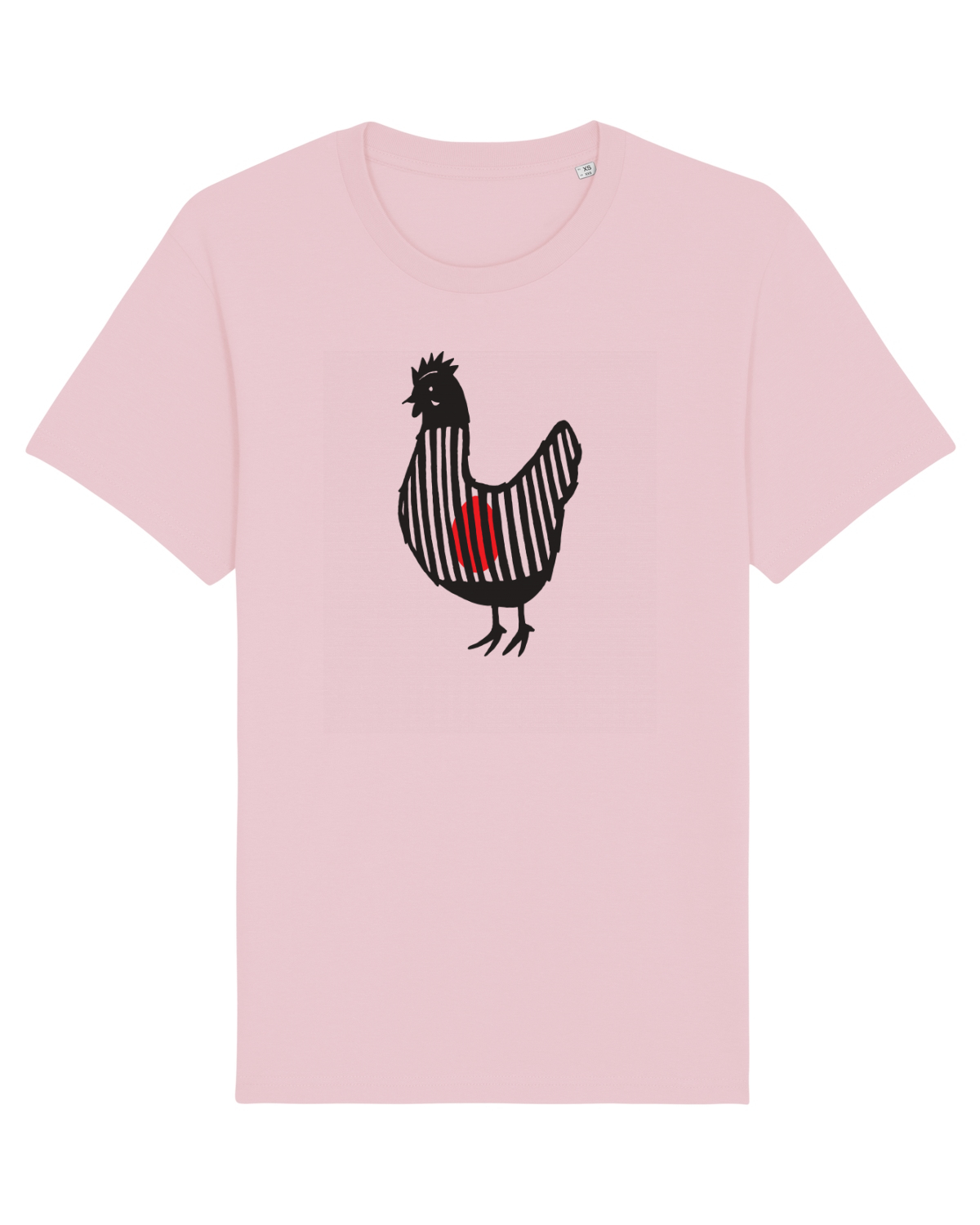 Tricou mânecă scurtă Unisex Rocker Cotton Pink