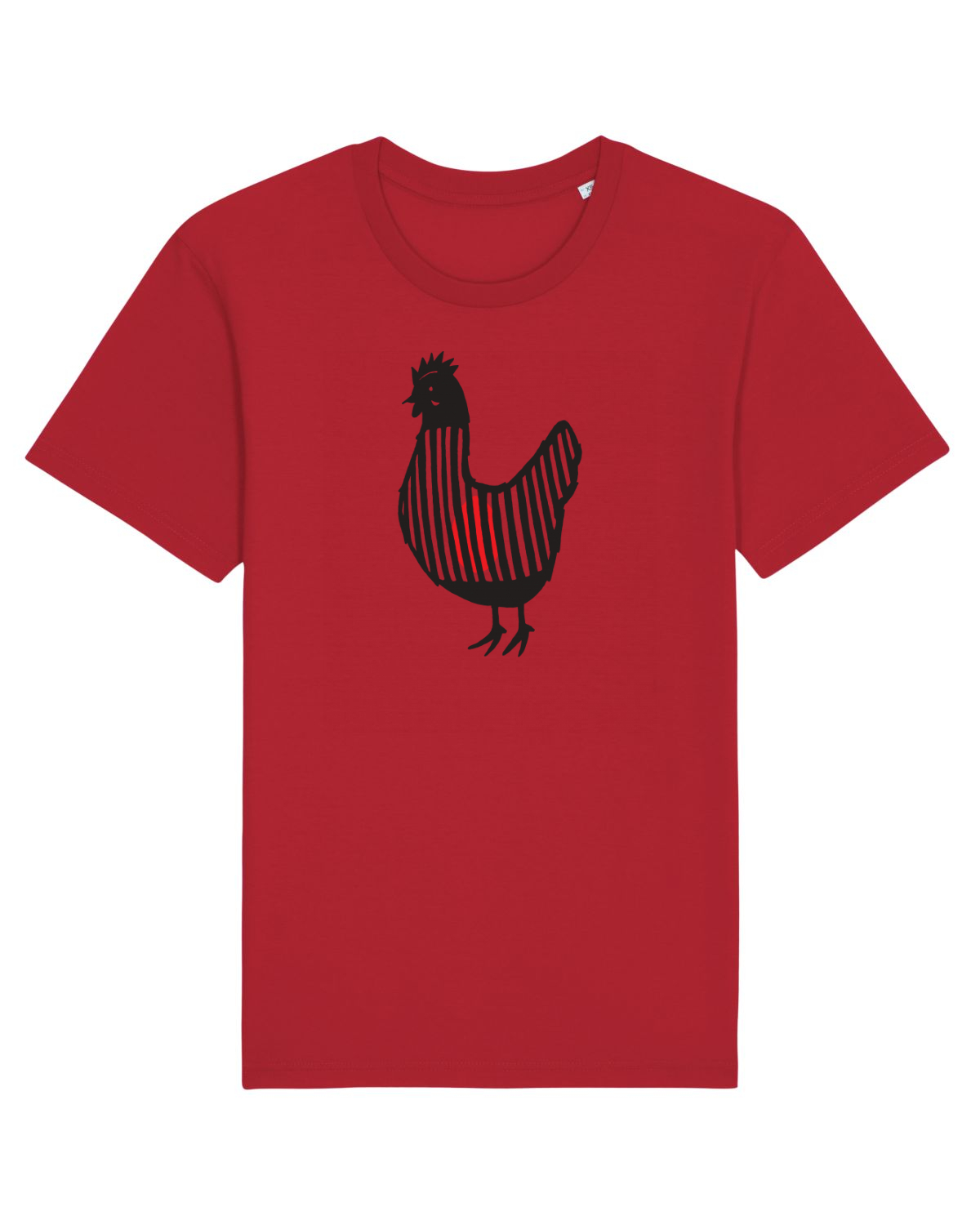 Tricou mânecă scurtă Unisex Rocker Red