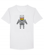 roboCAT Tricou mânecă scurtă guler larg Bărbat Skater