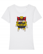 Judge Cat Dredd Tricou mânecă scurtă guler larg fitted Damă Expresser