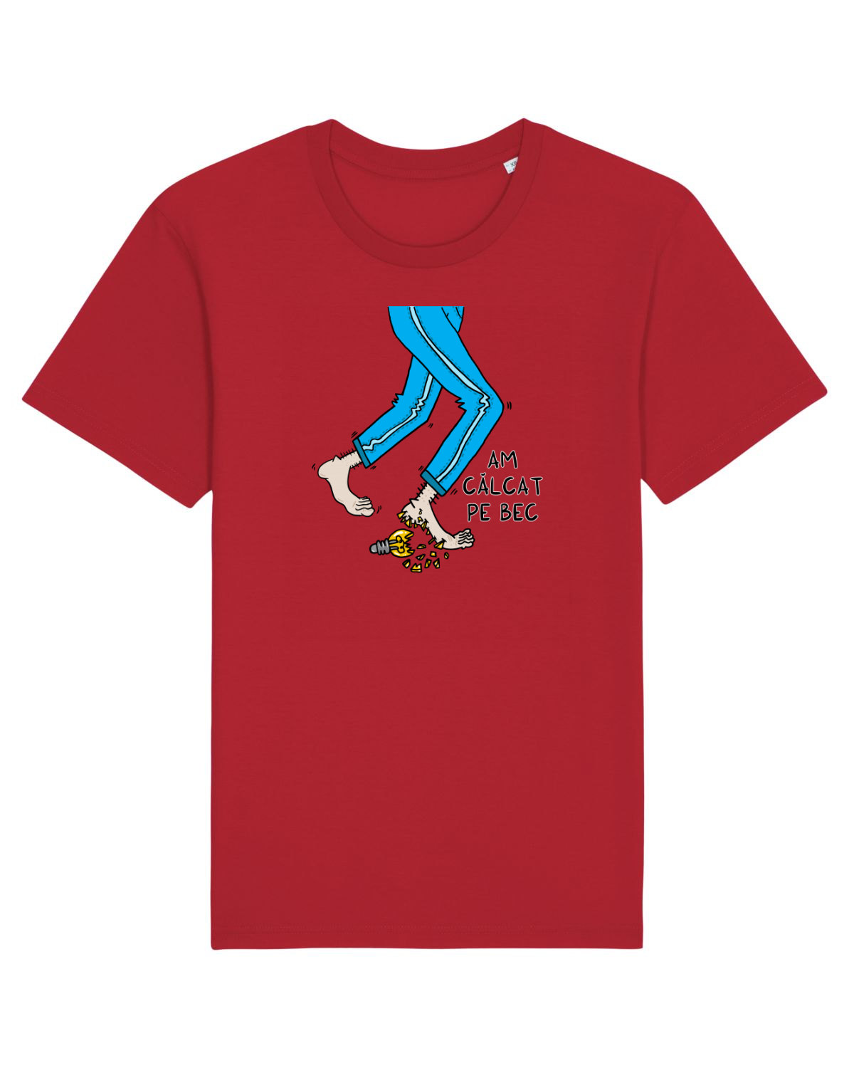 Tricou mânecă scurtă Unisex Rocker Red