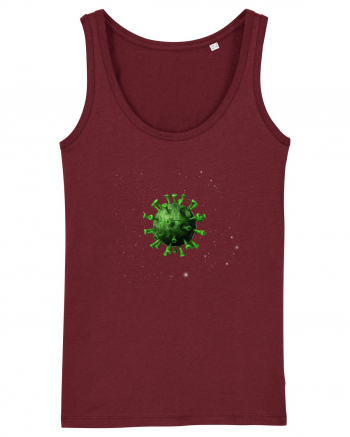 Fight Covid - Death Planet 03 green Burgundy