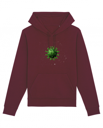 Fight Covid - Death Planet 03 green Burgundy