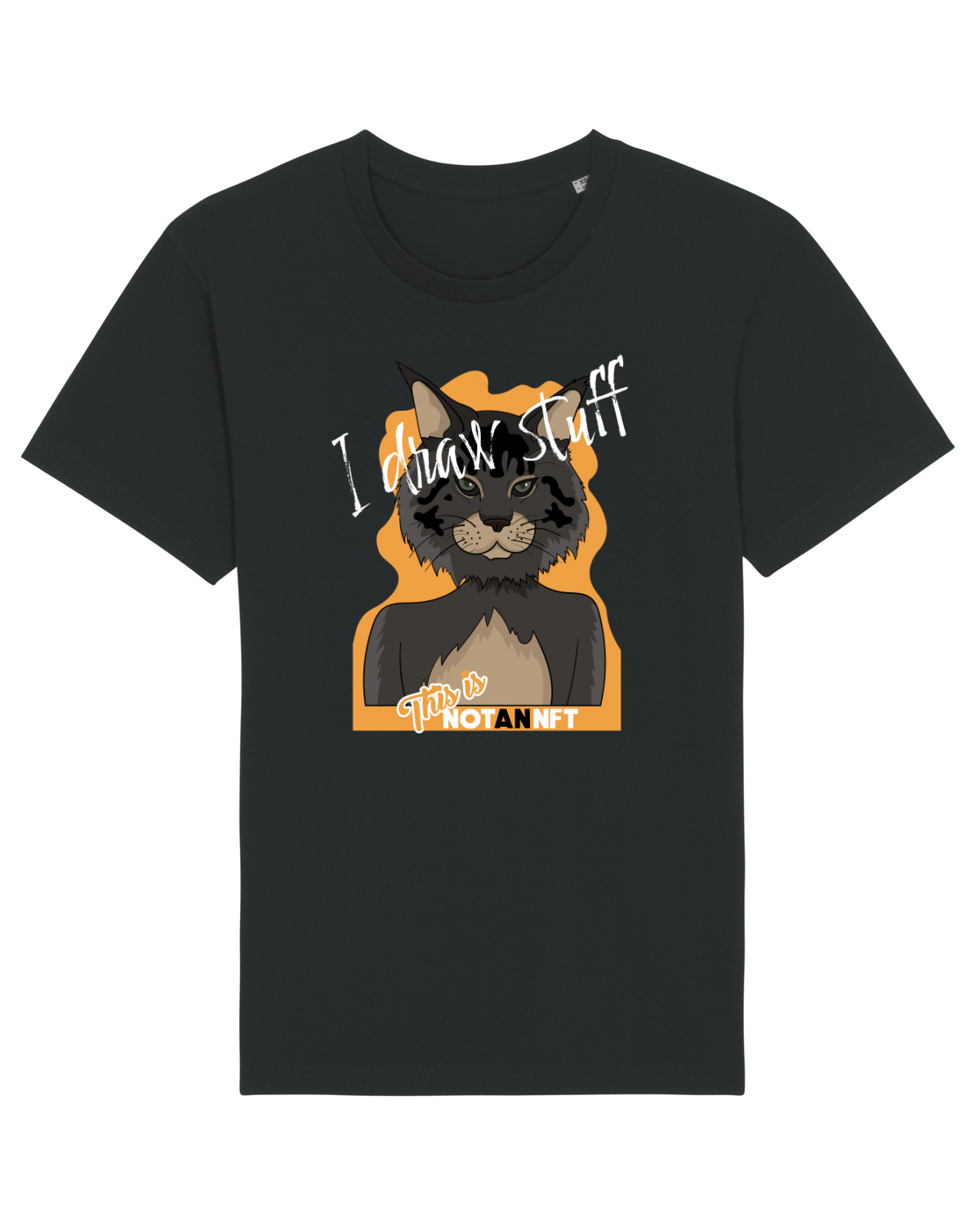 Tricou mânecă scurtă Unisex Rocker Black
