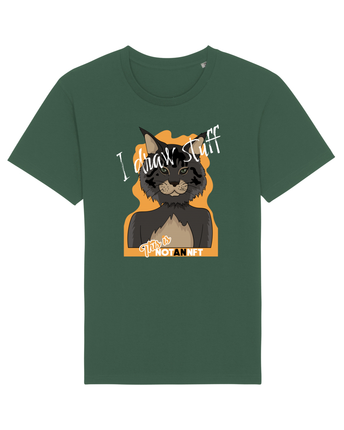 Tricou mânecă scurtă Unisex Rocker Bottle Green