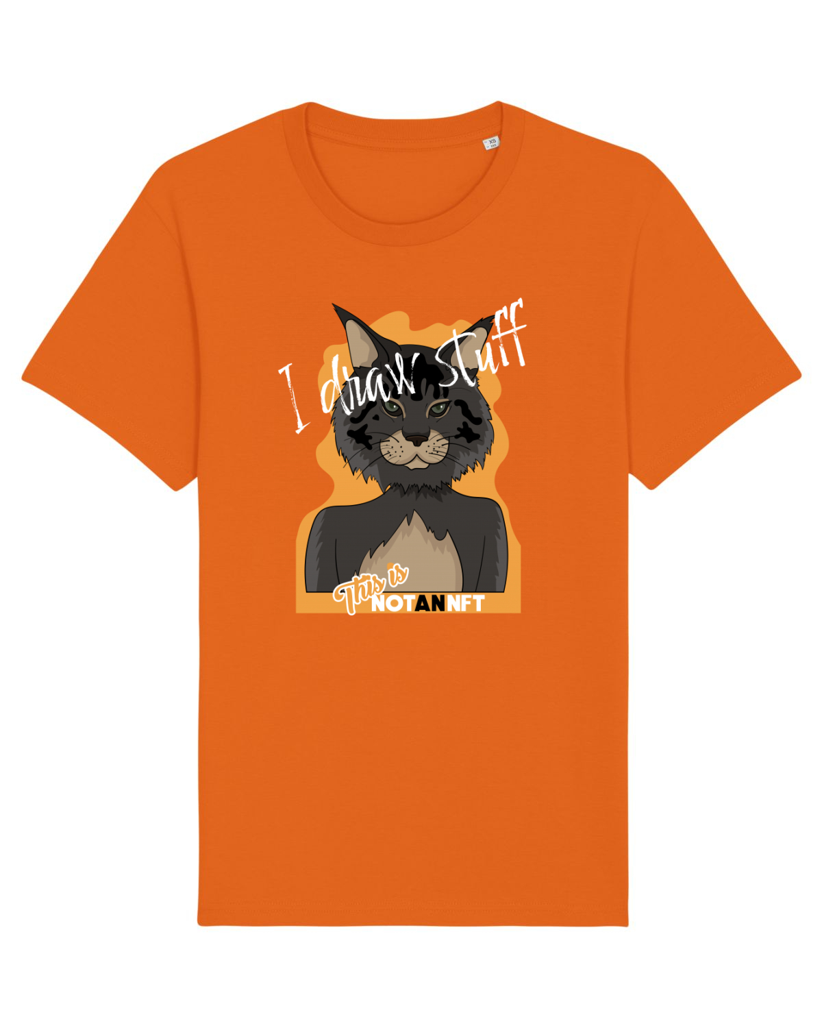 Tricou mânecă scurtă Unisex Rocker Bright Orange
