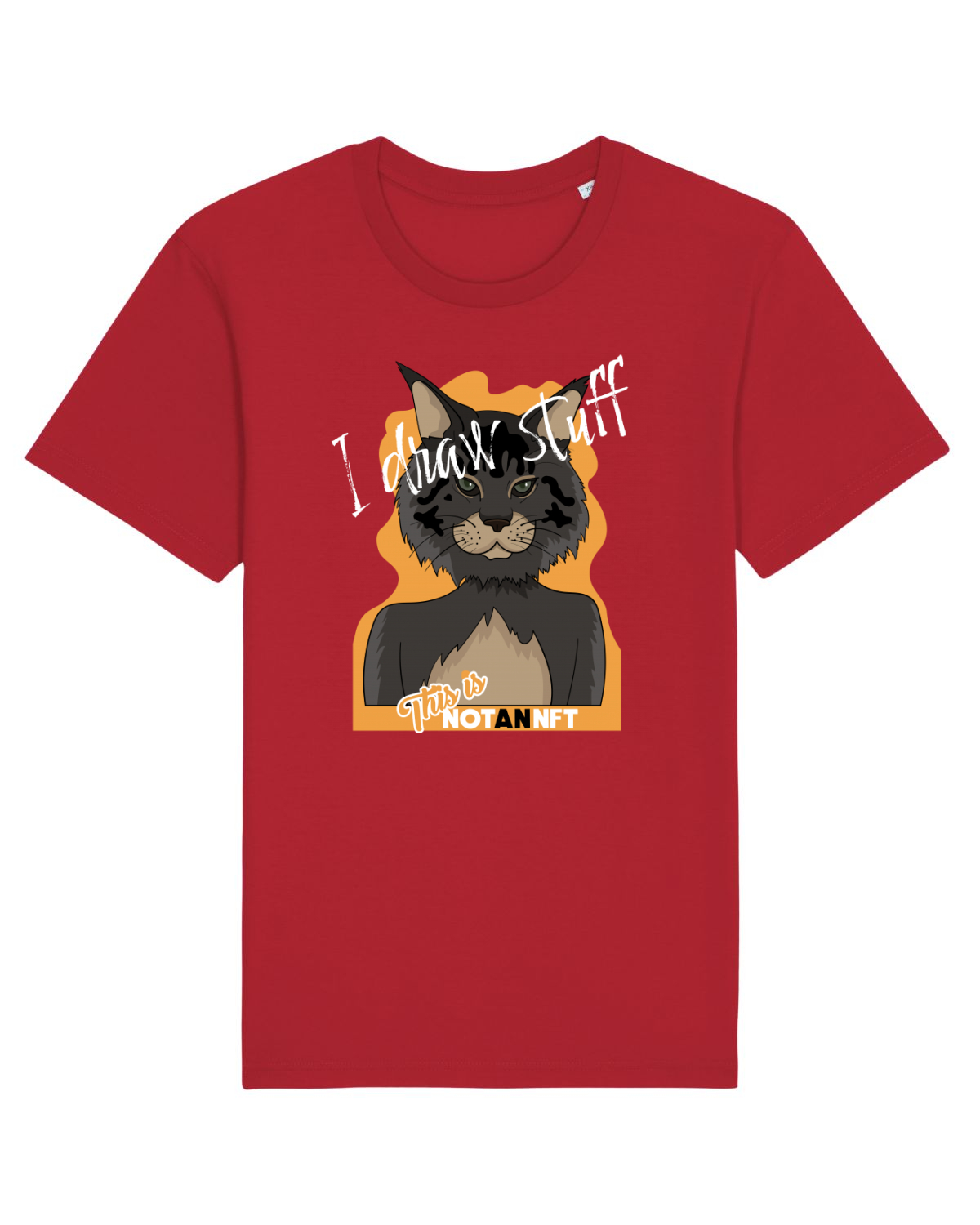 Tricou mânecă scurtă Unisex Rocker Red