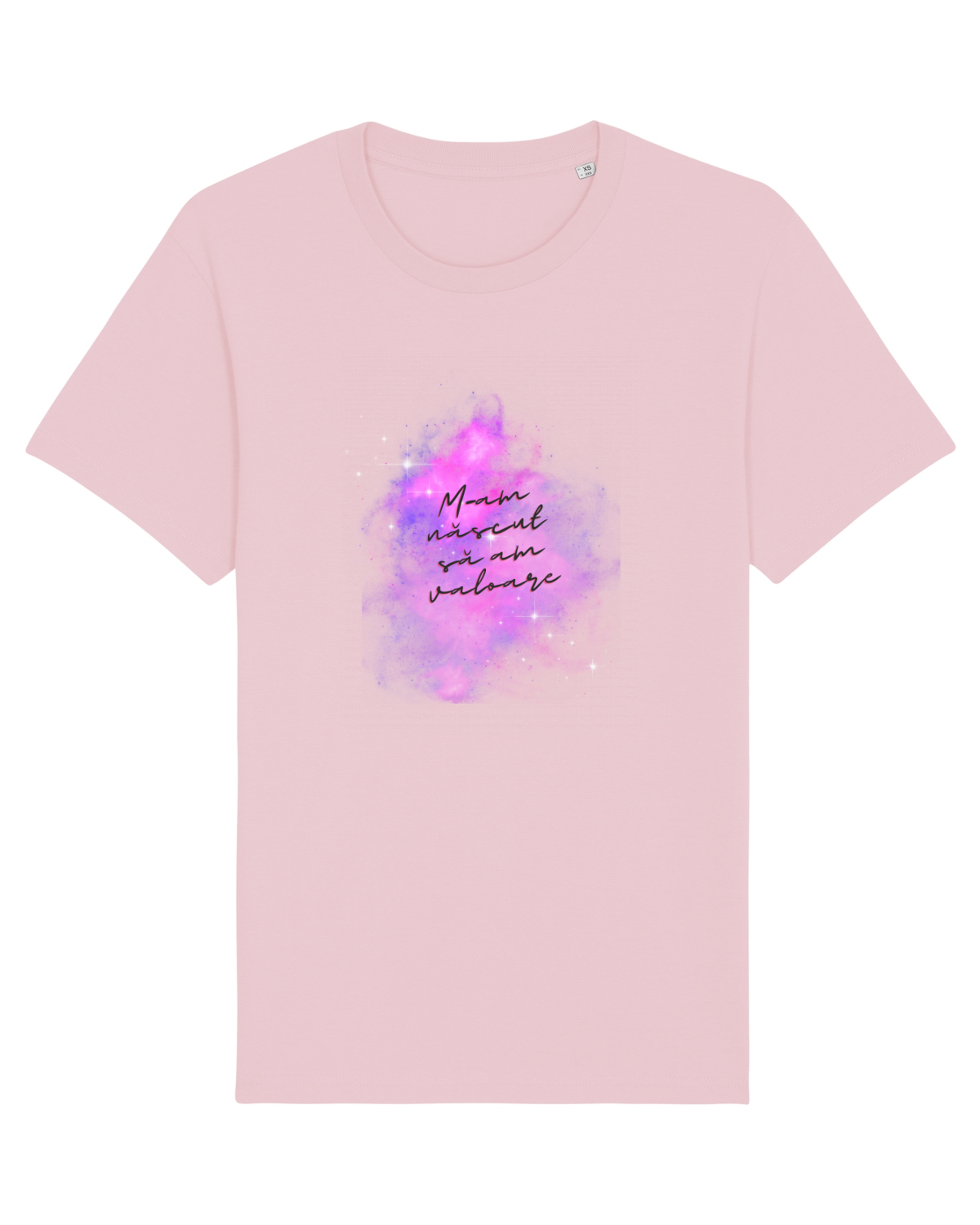 Tricou mânecă scurtă Unisex Rocker Cotton Pink