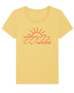 Vama Veche Fun Tricou mânecă scurtă guler larg fitted Damă Expresser
