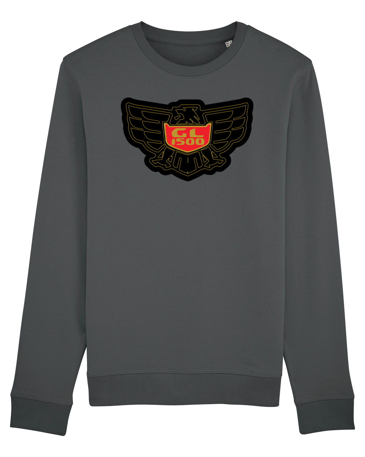 Bluză mânecă lungă Unisex Rise Anthracite