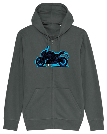 Street Motorcycle Neon Anthracite