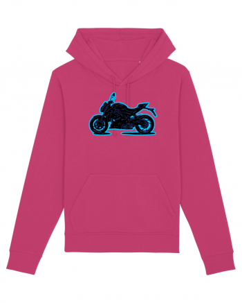 Street Motorcycle Neon Raspberry