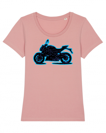 Street Motorcycle Neon Canyon Pink