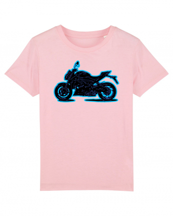 Street Motorcycle Neon Cotton Pink