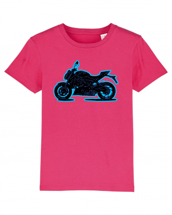 Street Motorcycle Neon Raspberry