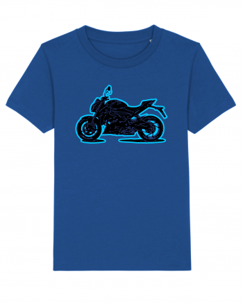 Street Motorcycle Neon Majorelle Blue