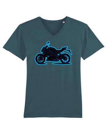Street Motorcycle Neon Stargazer