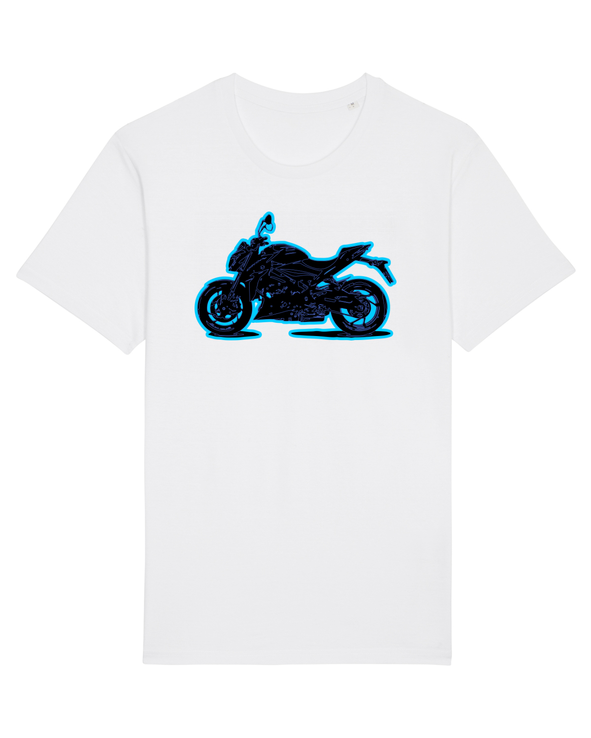 Tricou mânecă scurtă Unisex Rocker White