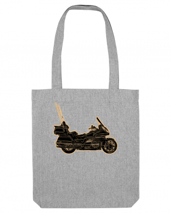 Motorcycle of gold Heather Grey