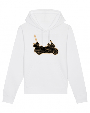 Motorcycle of gold White