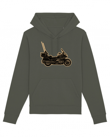 Motorcycle of gold Khaki