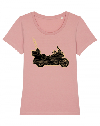 Motorcycle of gold Canyon Pink