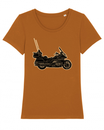 Motorcycle of gold Roasted Orange