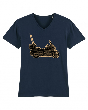 Motorcycle of gold French Navy