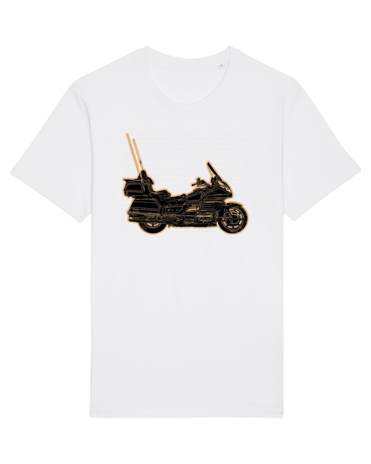Tricou mânecă scurtă Unisex Rocker White