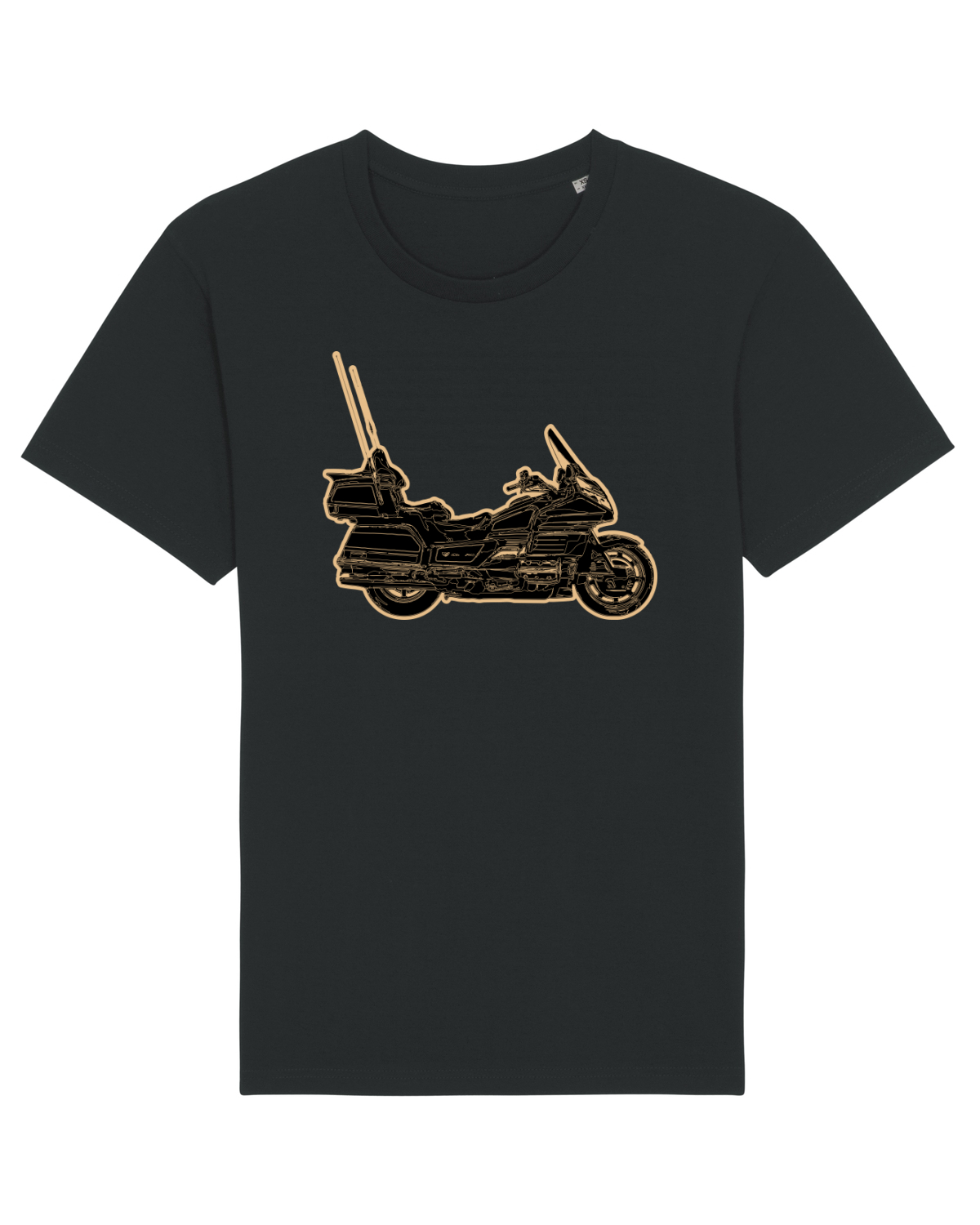 Tricou mânecă scurtă Unisex Rocker Black